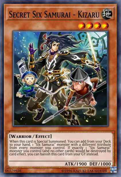 Secret Six Samurai - Kizaru - SPWA-EN005 - Secret Rare - 1st Edition