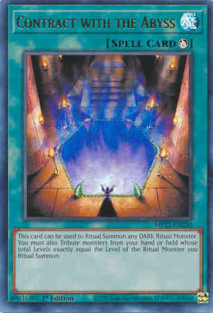 Contract with the Abyss - MP22-EN250 - Ultra Rare - 1st Edition