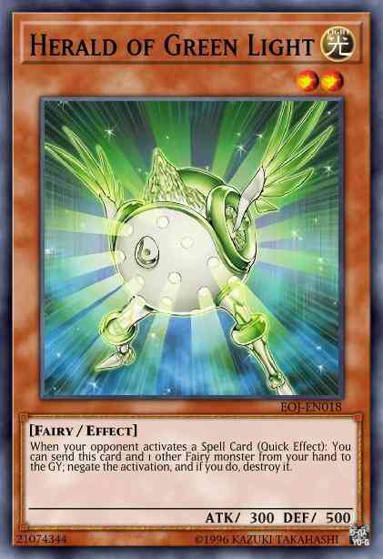 Herald of Green Light - SR05-EN020 - Common - 1st Edition