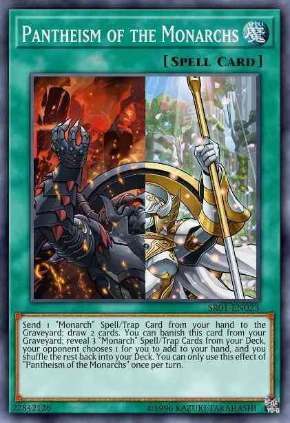 Pantheism of the Monarchs - SR01-EN023 - Super Rare - 1st Edition