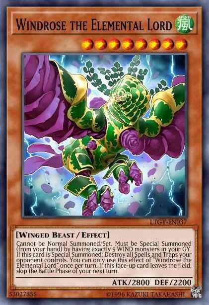 Windrose the Elemental Lord - MP14-EN022 - Secret Rare - 1st Edition