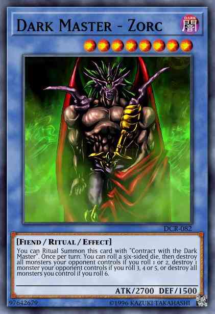 Dark Master - Zorc - DCR-082 - Super Rare - Unlimited
