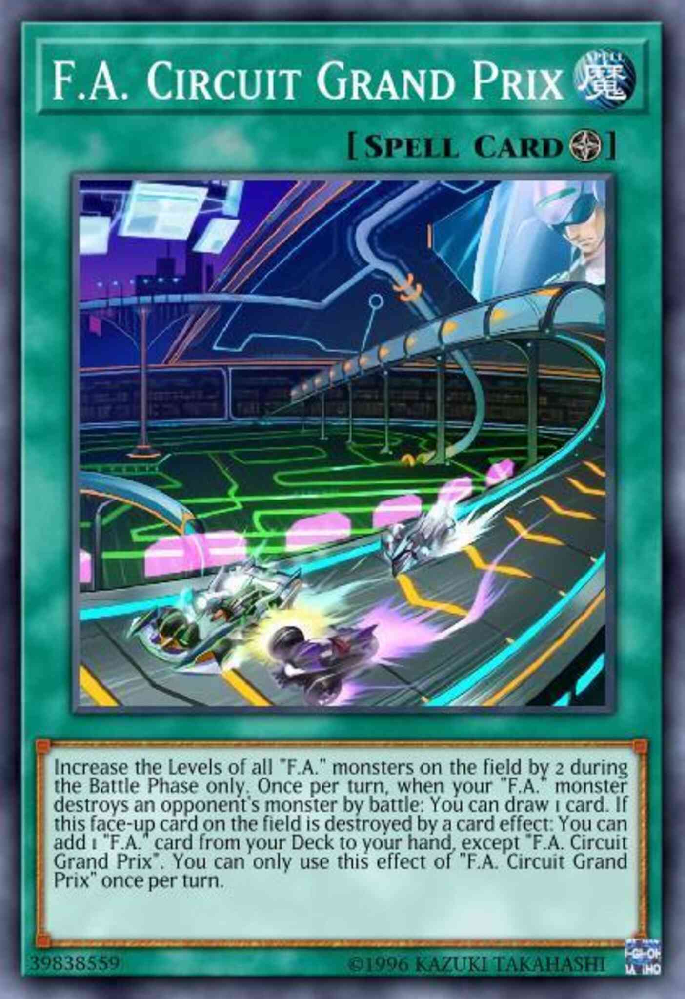 F.A. Circuit Grand Prix - COTD-EN088 - Common - 1st Edition