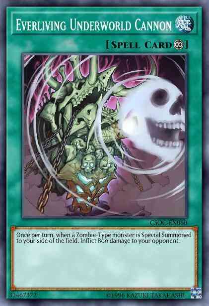 Everliving Underworld Cannon - LCJW-EN214 - Common - 1st Edition