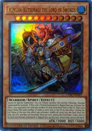 Tsumuha-Kutsunagi the Lord of Swords - CYAC-ENSP1 - Ultra Rare - Limited