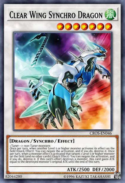 Clear Wing Synchro Dragon - CROS-EN046 - Secret Rare - 1st Edition
