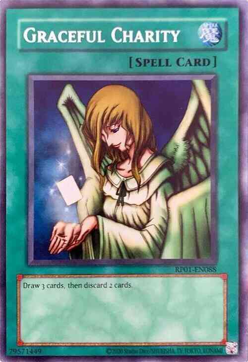 Graceful Charity - 2020 Date Reprint - RP01-EN088 - Rare - Unlimited