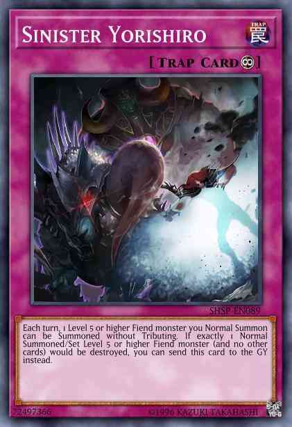 Sinister Yorishiro - SHSP-EN089 - Ultra Rare - Unlimited
