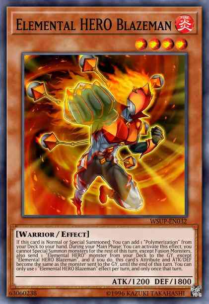 Elemental HERO Blazeman - LEHD-ENA16 - Common - 1st Edition