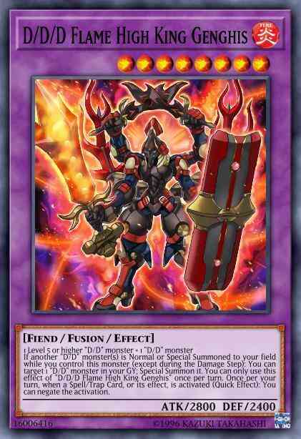 D/D/D Flame High King Genghis - SOFU-EN095 - Common - Unlimited