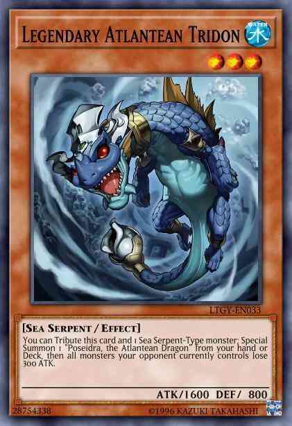 Legendary Atlantean Tridon - MP14-EN019 - Common - 1st Edition