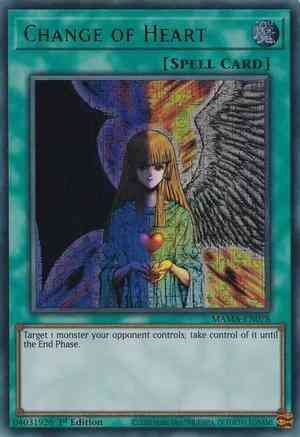 Change of Heart - MAMA-EN078 - Pharaoh Ultra Rare - 1st Edition