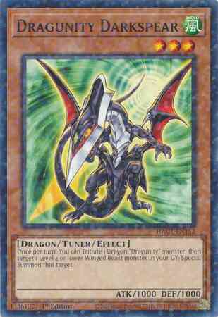 Dragunity Darkspear - HAC1-EN152 - Duel Terminal Normal Parallel Rare - 1st Edition
