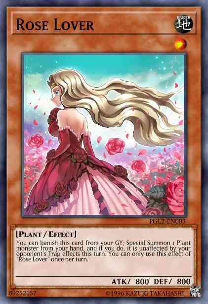 Rose Lover - PGL2-EN003 - Gold Secret Rare - Unlimited