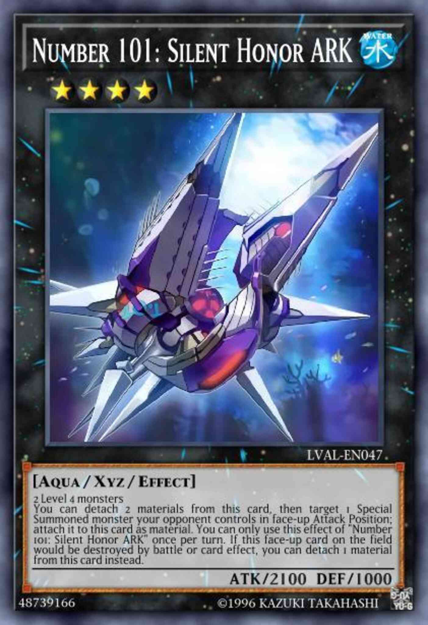 Number 101: Silent Honor ARK - PGL2-EN046 - Gold Rare - Unlimited