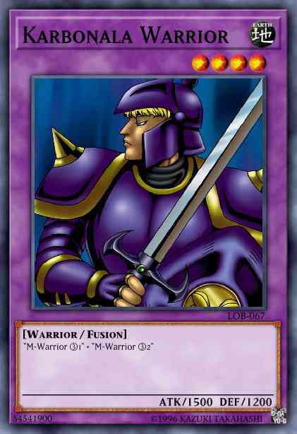 Karbonala Warrior - LOB-067 - Rare - Unlimited