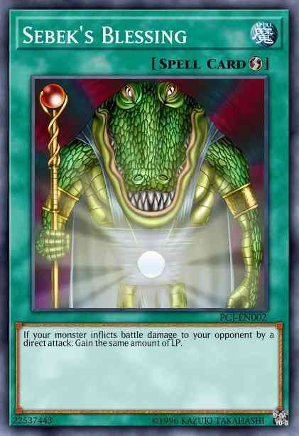 Sebek's Blessing - PCJ-EN002 - Prismatic Secret Rare - Limited