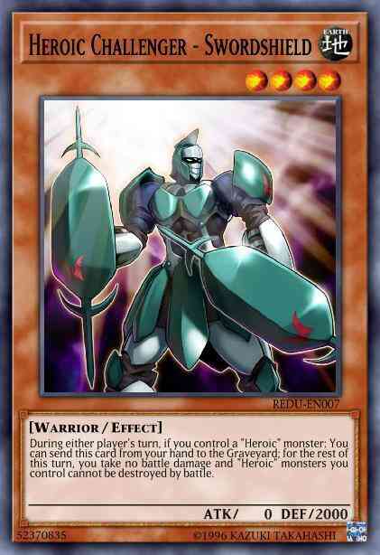 Heroic Challenger - Swordshield - REDU-EN007 - Common - 1st Edition