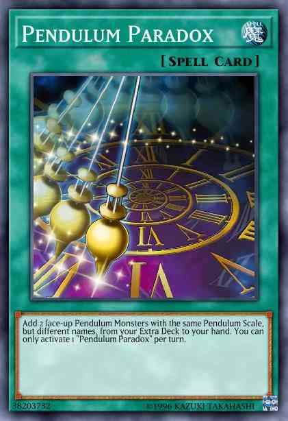 Pendulum Paradox - EXFO-EN061 - Secret Rare - 1st Edition