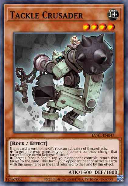 Tackle Crusader - LVAL-EN043 - Common - 1st Edition