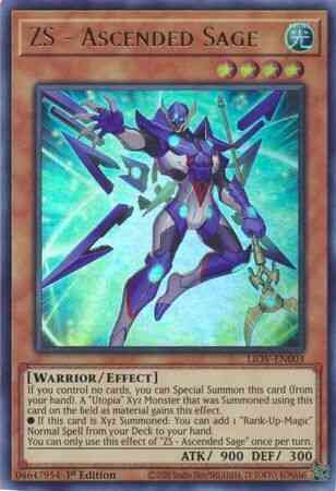 ZS - Ascended Sage - LIOV-EN003 - Ultra Rare - 1st Edition