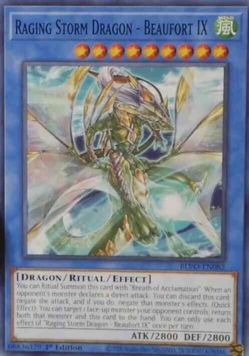 Raging Storm Dragon - Beaufort IX - BLVO-EN082 - Common - 1st Edition