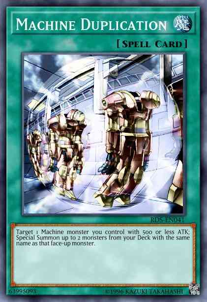 Machine Duplication - DR3-EN101 - Rare - Unlimited