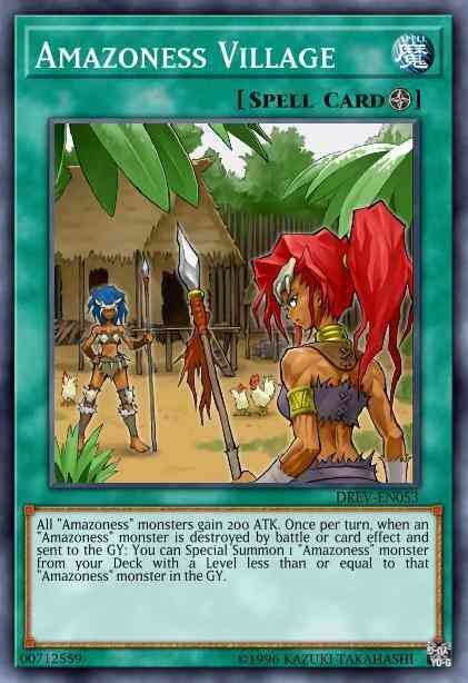 Amazoness Village - DREV-EN053 - Rare - Unlimited