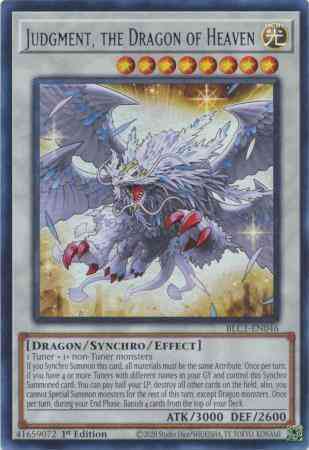 Judgment, the Dragon of Heaven - Silver - BLC1-EN046 - Ultra Rare - 1st Edition