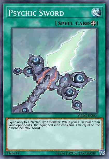 Psychic Sword - BP03-EN163 - Shatterfoil Rare - 1st Edition