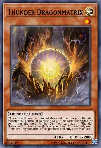 Thunder Dragonmatrix - SOFU-EN018 - Rare - 1st Edition