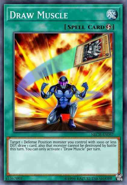 Draw Muscle - NECH-EN057 - Rare - 1st Edition