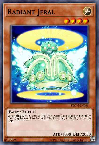 Radiant Jeral - STON-EN066 - Secret Rare - 1st Edition