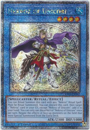 Nekroz of Unicore - RA03-EN262 - Quarter Century Secret Rare - 1st Edition