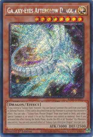 Galaxy-Eyes Afterglow Dragon - RA01-EN017 - Platinum Secret Rare - 1st Edition