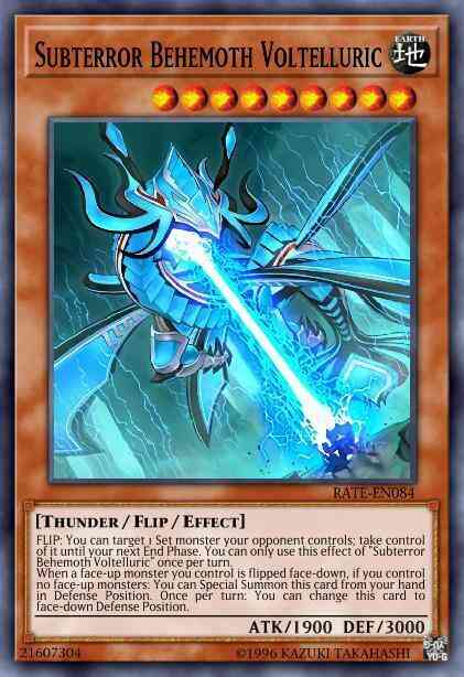 Subterror Behemoth Voltelluric - RATE-EN084 - Rare - 1st Edition