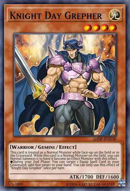 Knight Day Grepher - SHSP-EN038 - Common - 1st Edition