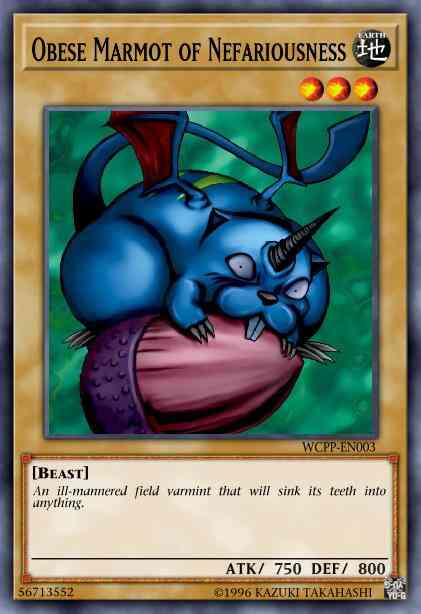 Obese Marmot of Nefariousness - WP11-EN003 - Super Rare - Limited