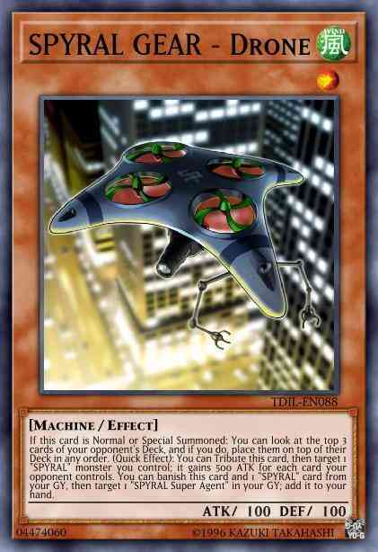 SPYRAL GEAR - Drone - TDIL-EN088 - Rare - 1st Edition