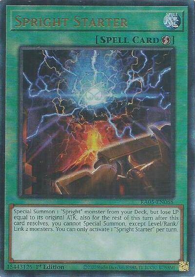 Spright Starter - RA05-EN068 - Ultimate Rare - 1st Edition