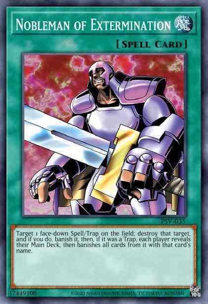 Nobleman of Extermination (Green) - DL11-EN015 - Rare - Unlimited