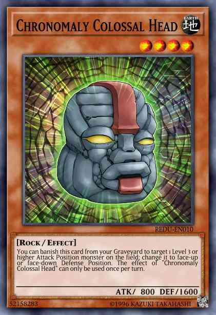 Chronomaly Colossal Head - REDU-EN010 - Rare - Unlimited
