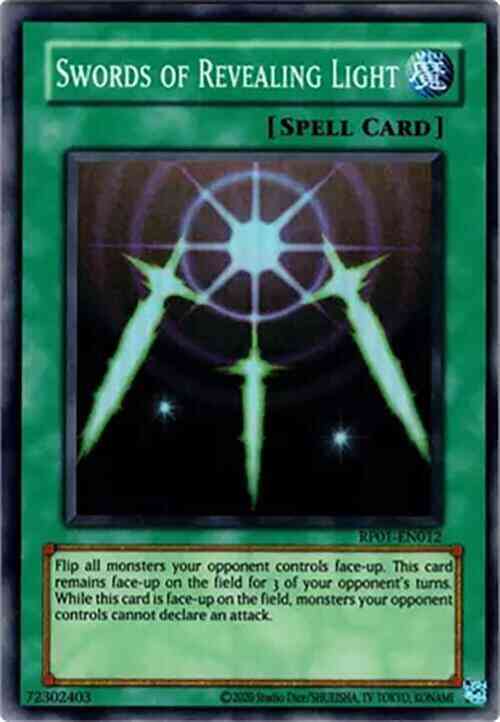 Swords of Revealing Light - 2020 Date Reprint - RP01-EN012 - Super Rare - Unlimited