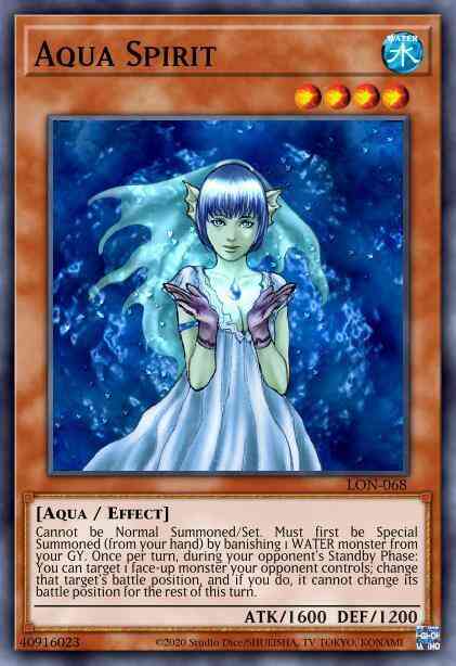 Aqua Spirit - LON-068 - Common - 1st Edition