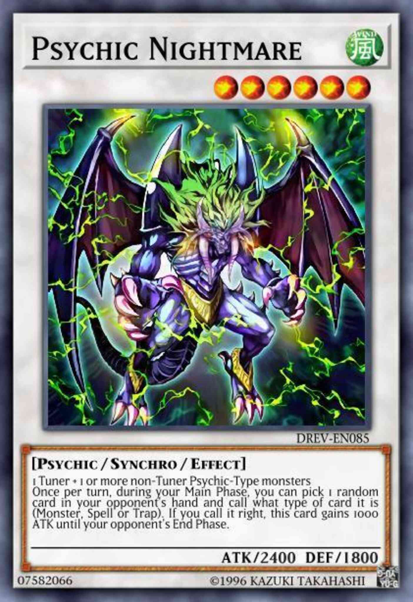 Psychic Nightmare - DREV-EN085 - Secret Rare - Unlimited