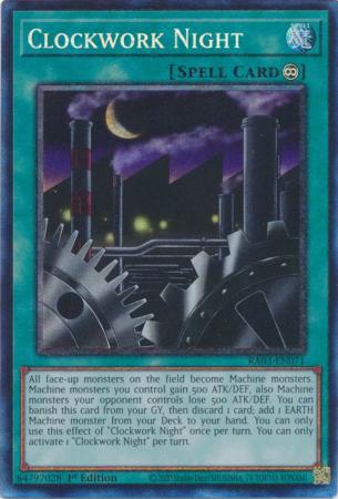 Clockwork Night - RA03-EN071 - Prismatic Collector's Rare - 1st Edition