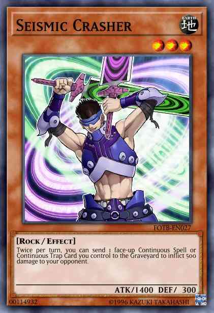 Seismic Crasher - FOTB-EN027 - Common - Unlimited
