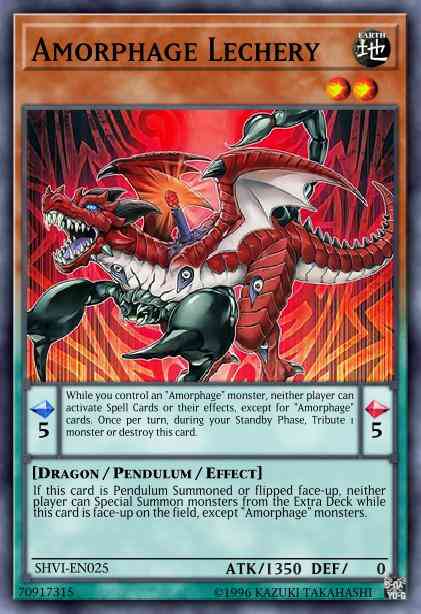 Amorphage Lechery - SHVI-EN025 - Ultra Rare - 1st Edition