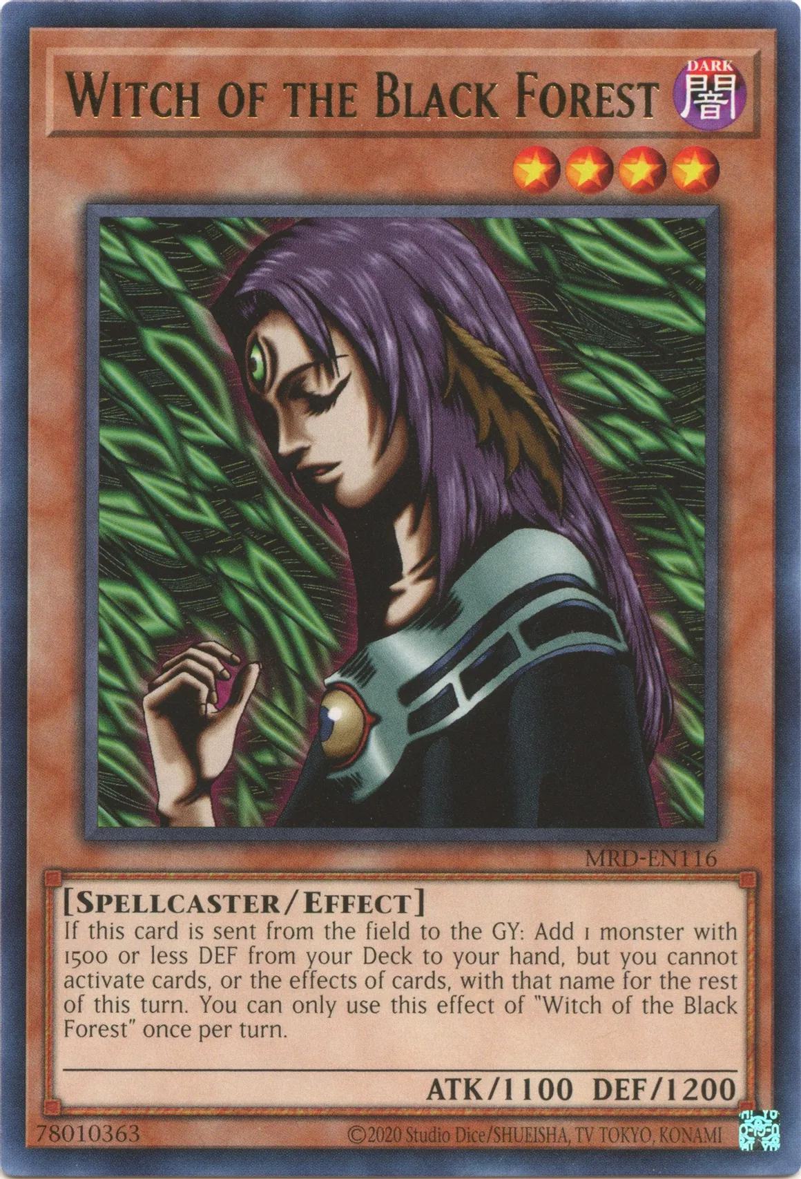 Witch of the Black Forest - 25th Anniversary - MRD-EN116 - Rare - Unlimited