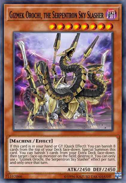 Gizmek Orochi, the Serpentron Sky Slasher - MP20-EN114 - Ultra Rare - 1st Edition